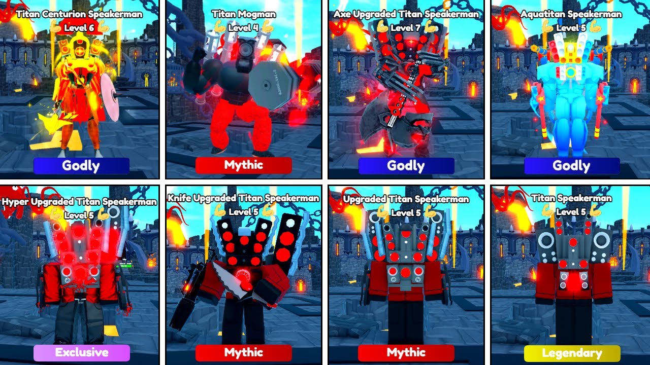 CENTURION vs MOGMAN vs AXE vs AQUA vs HYPER vs KNIFE vs UPGRADED