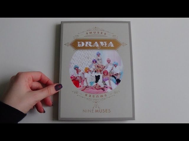 Unboxing Nine Muses 나인뮤지스 3rd Mini Album DRAMA 드라마 - YouTube