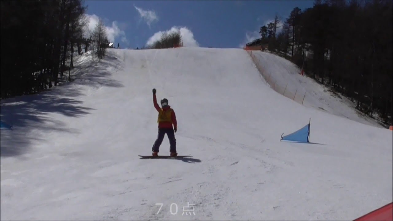 JSBA日本スノーボード協会公認 バッジテスト 2級 ショートターン 合格