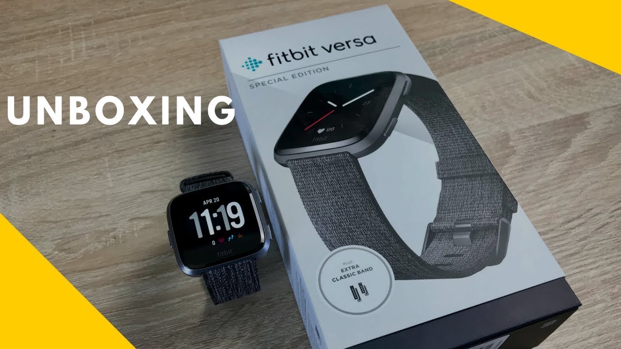 Fitbit Versa Special Edition Unboxing & Setup - YouTube