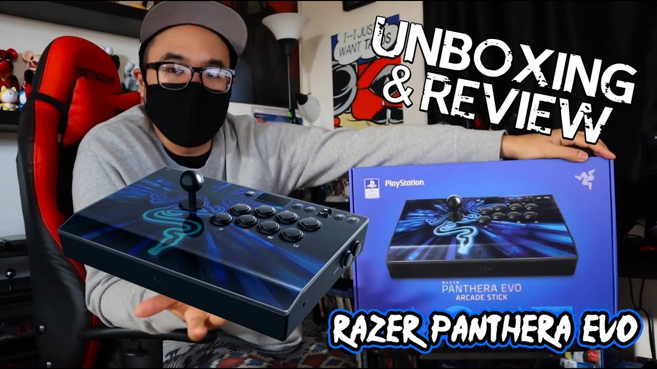 Razer Panthera Evo Arcade Stick Unboxing & Review - YouTube