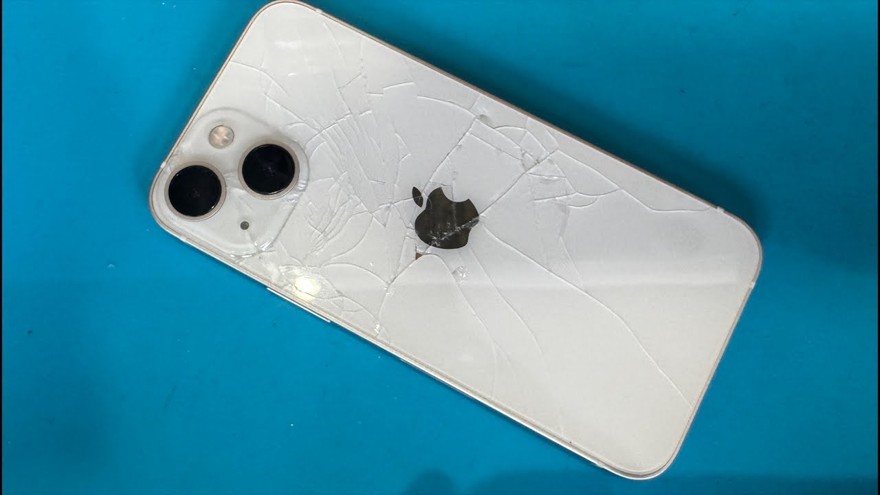 iPhone 13 mini 背面バックパネルガラス割れ修理【Back Door Glass