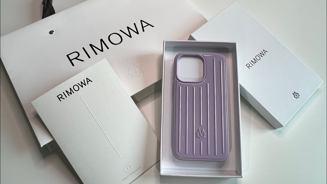 RIMOWA IPhone 13 Pro Case - Polycarbonate Lavender Unboxing
