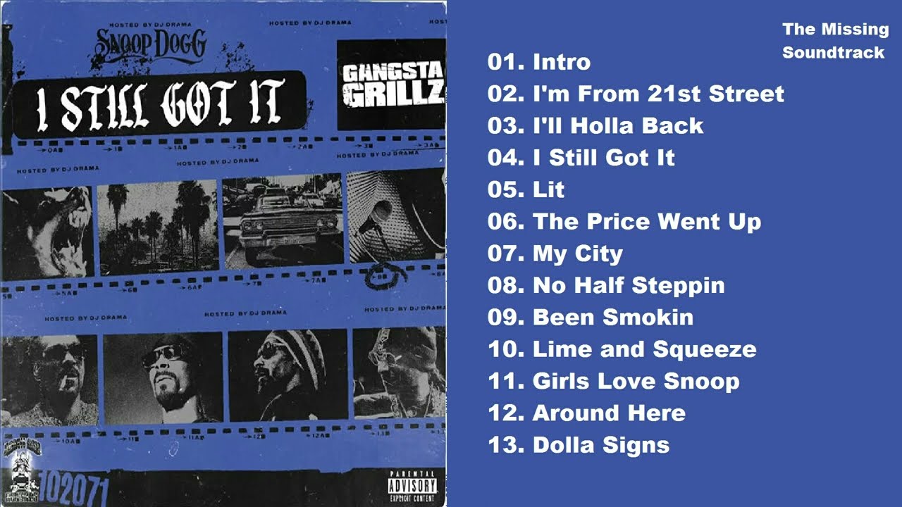 SNOOP DOGG (2009) Gangsta Grillz:Greatest Music Hits Nonstop