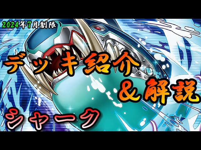 遊戯王OCG】組もうぜシャークデッキ！展開、紹介、解説【2024年7月制限