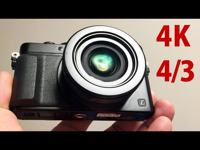 4K撮って出し動画パナソニックDMC−LX100高級コンデジ4/3センサーの4K