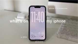 What's on my iPhone 13 Midnight & accessories in 2026