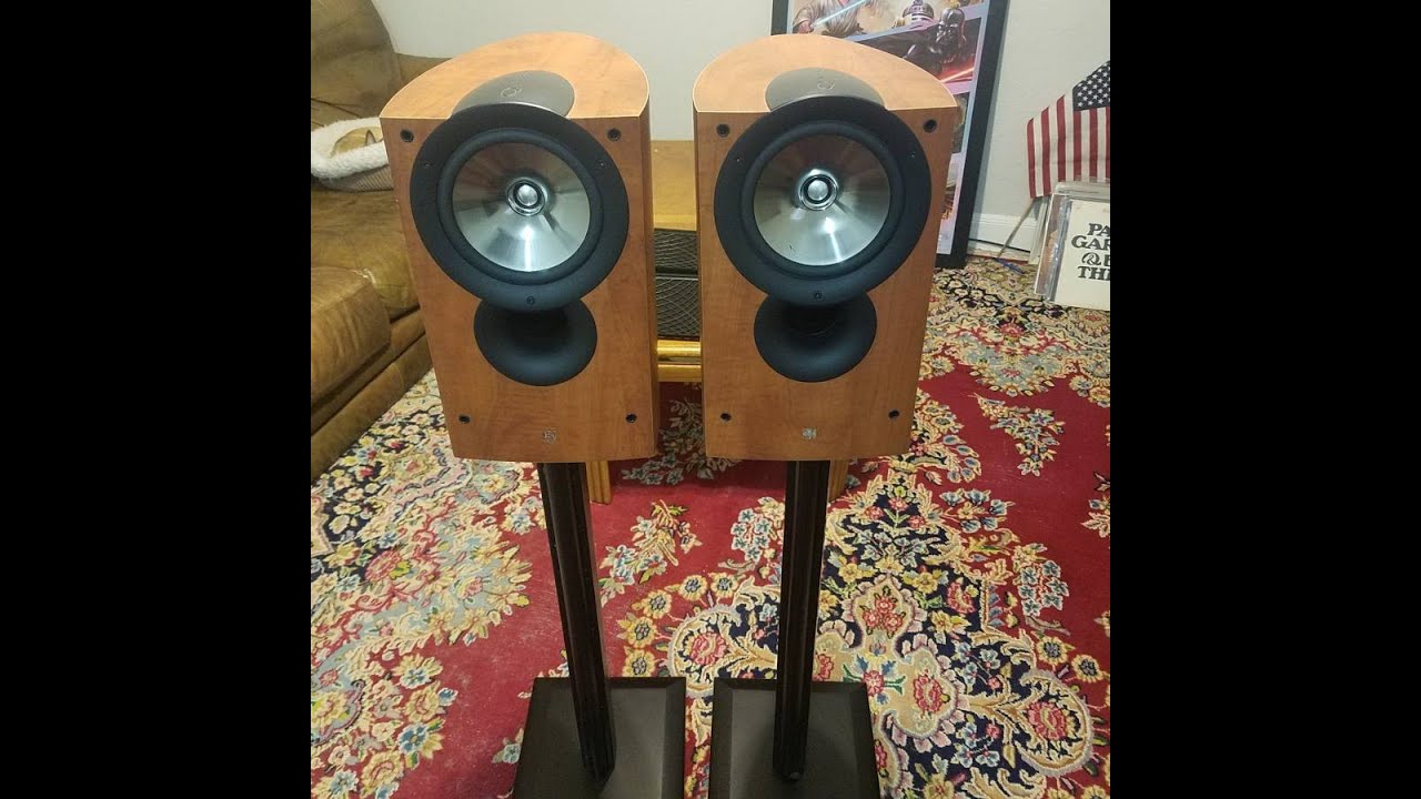 Kef iQ3 speaker's sound review test ,first impression - YouTube