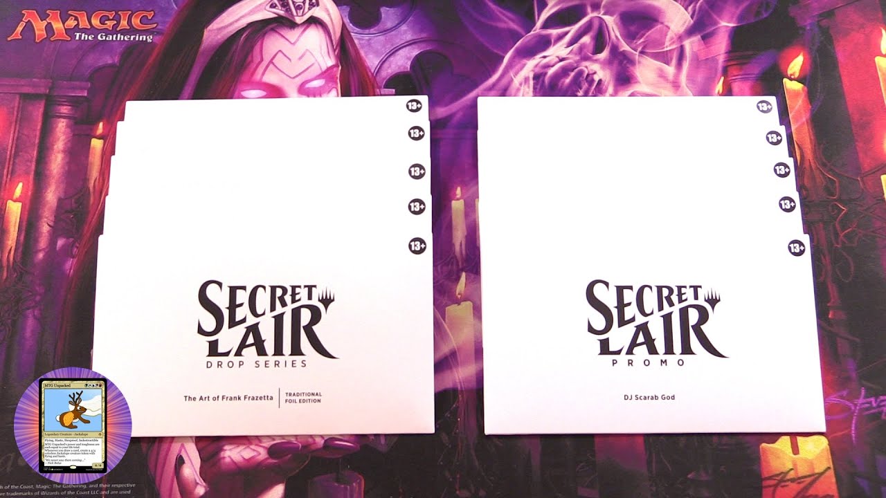 MTG Secret Lair: December 2022 Superdrop Foil Bundle Unboxed - YouTube