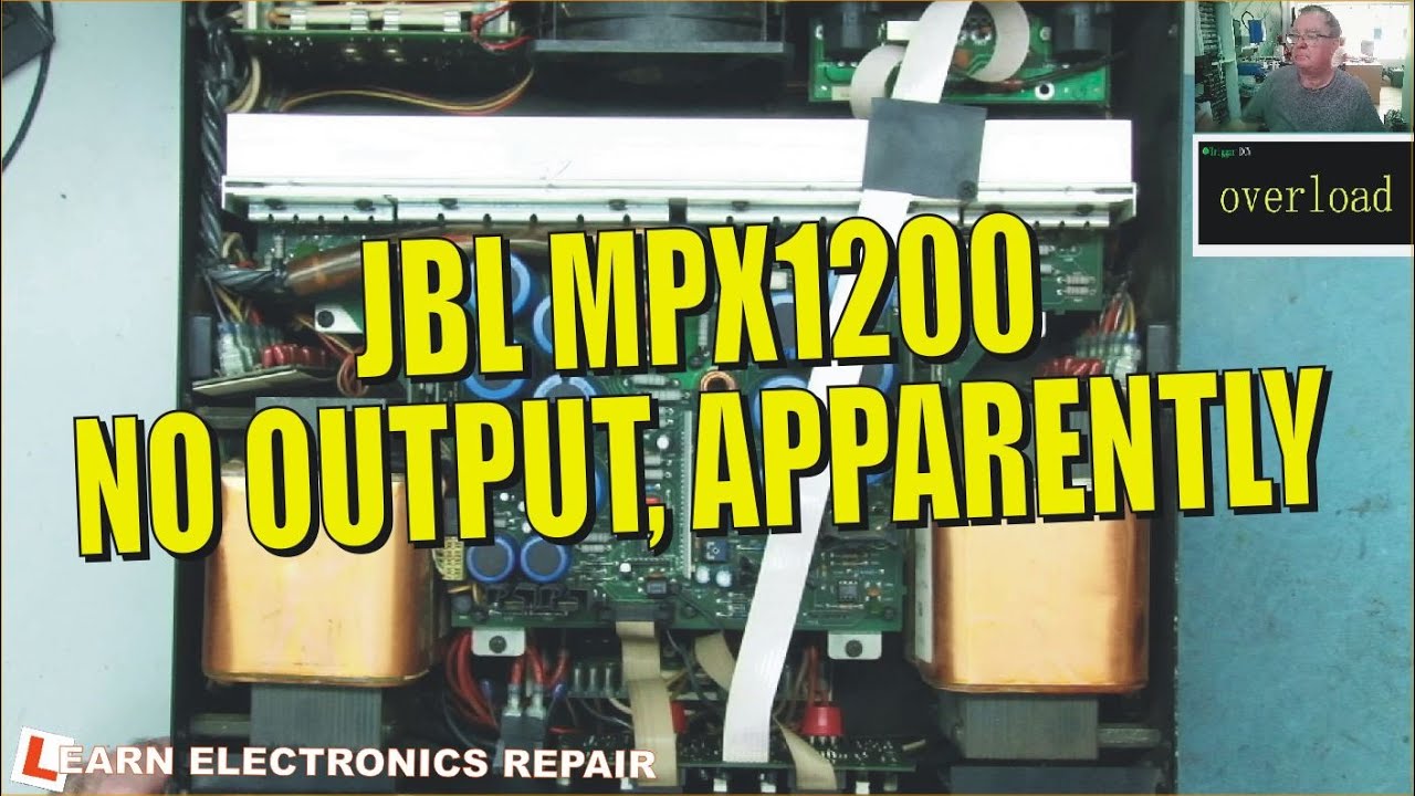 JBL MPX1200 Customer says it Powers On No Protect but No Audio