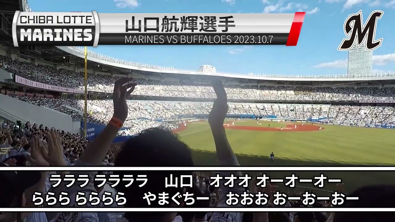 千葉ロッテ 選手別応援歌】#51 山口航輝選手 ～水島新司の大甲子園「里
