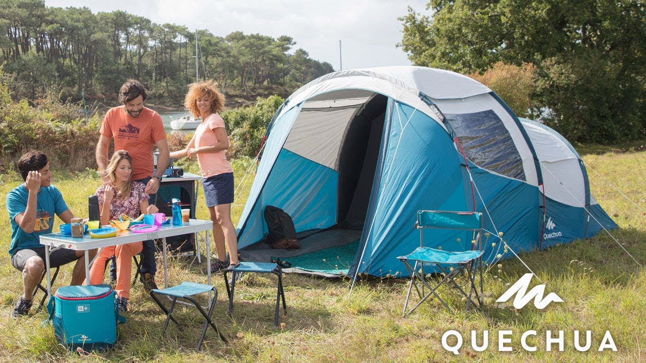 大好評！】ケシュア ファミリーテント ポール式 ARPENAZ FAMILY 4.1