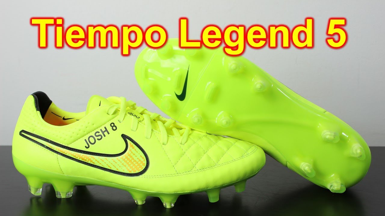 Nike Tiempo Legend 5 Volt/Gold/Hyper Punch - Unboxing + On Feet
