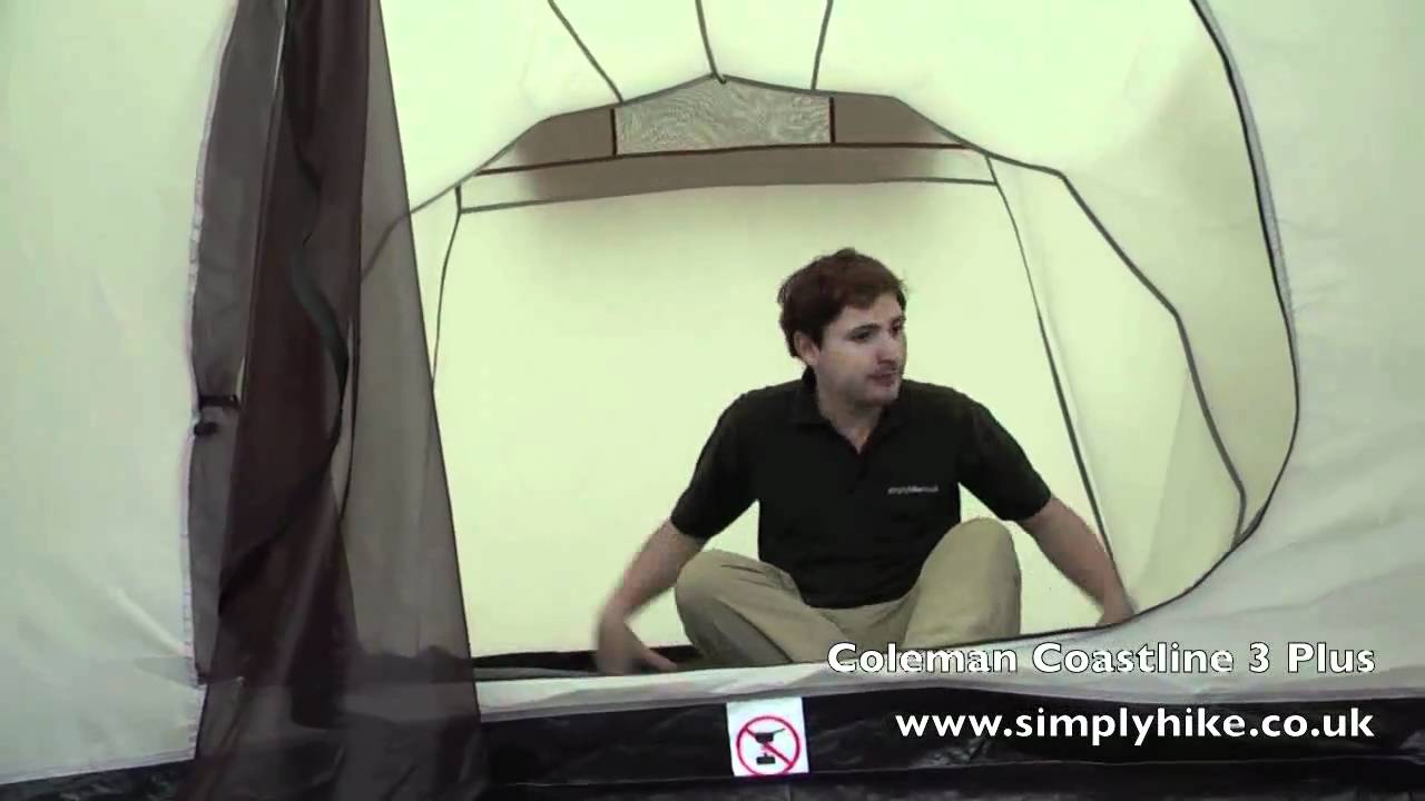 Coleman Coastline 3 Plus - www.simplyhike.co.uk - YouTube