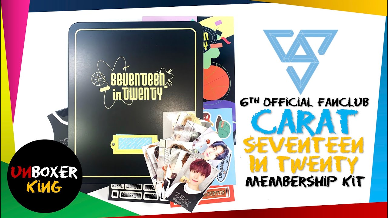 SEVENTEEN 세븐틴 || 6TH CARAT FANCLUB MEMBERSHIP KIT || SEVENTEEN