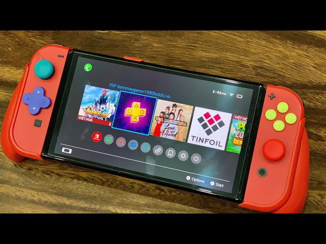 Complete PSP game set playable on Nintendo Switch Firmware 21.1.0