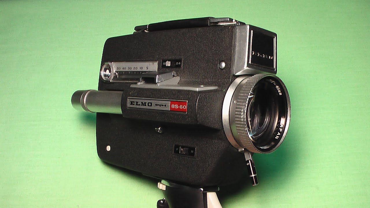 エルモ 8ミリシネカメラ 8S-60 の使い方 シングル8 How to use ELMO 8S