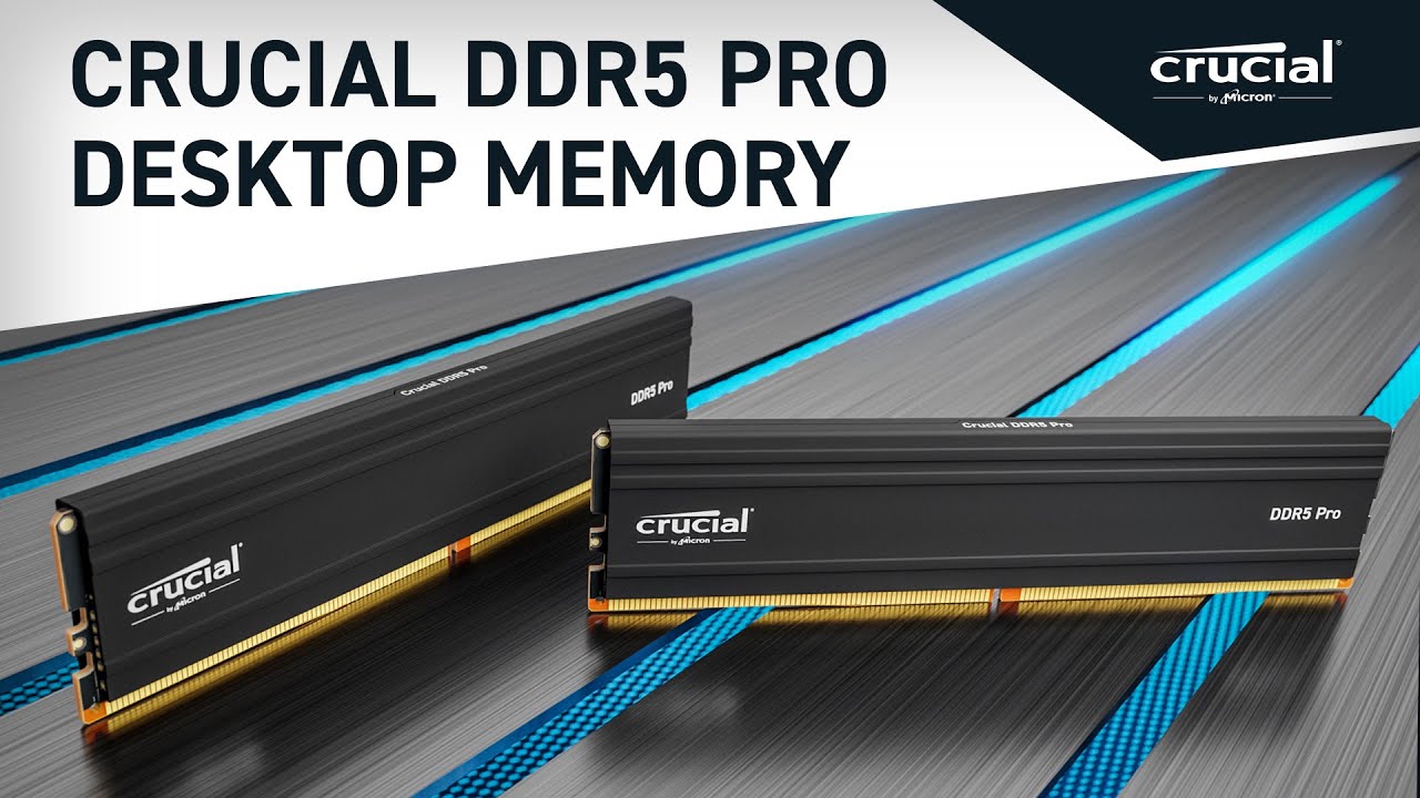 Crucial Pro 64GB Kit (32GBx2) DDR5-5600 UDIMM | CP2K32G56C46U5