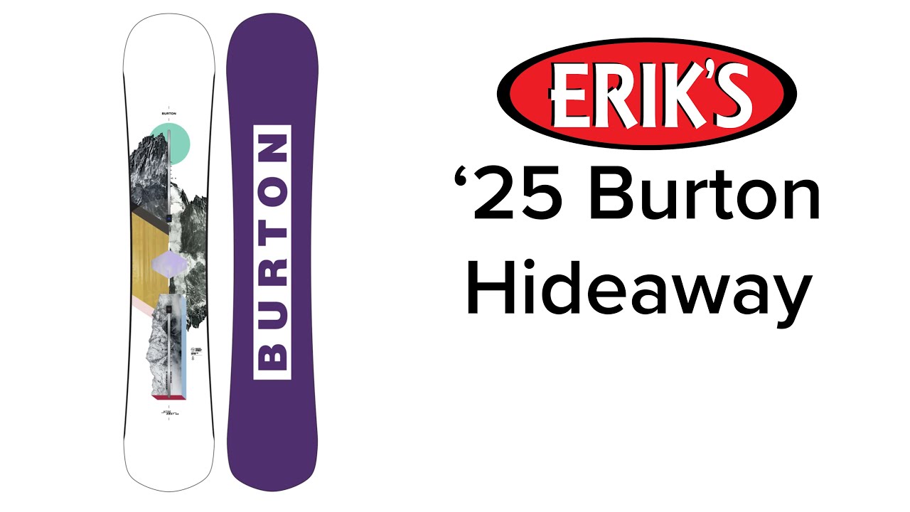 2025 Burton Hideaway Women's Snowboard - YouTube