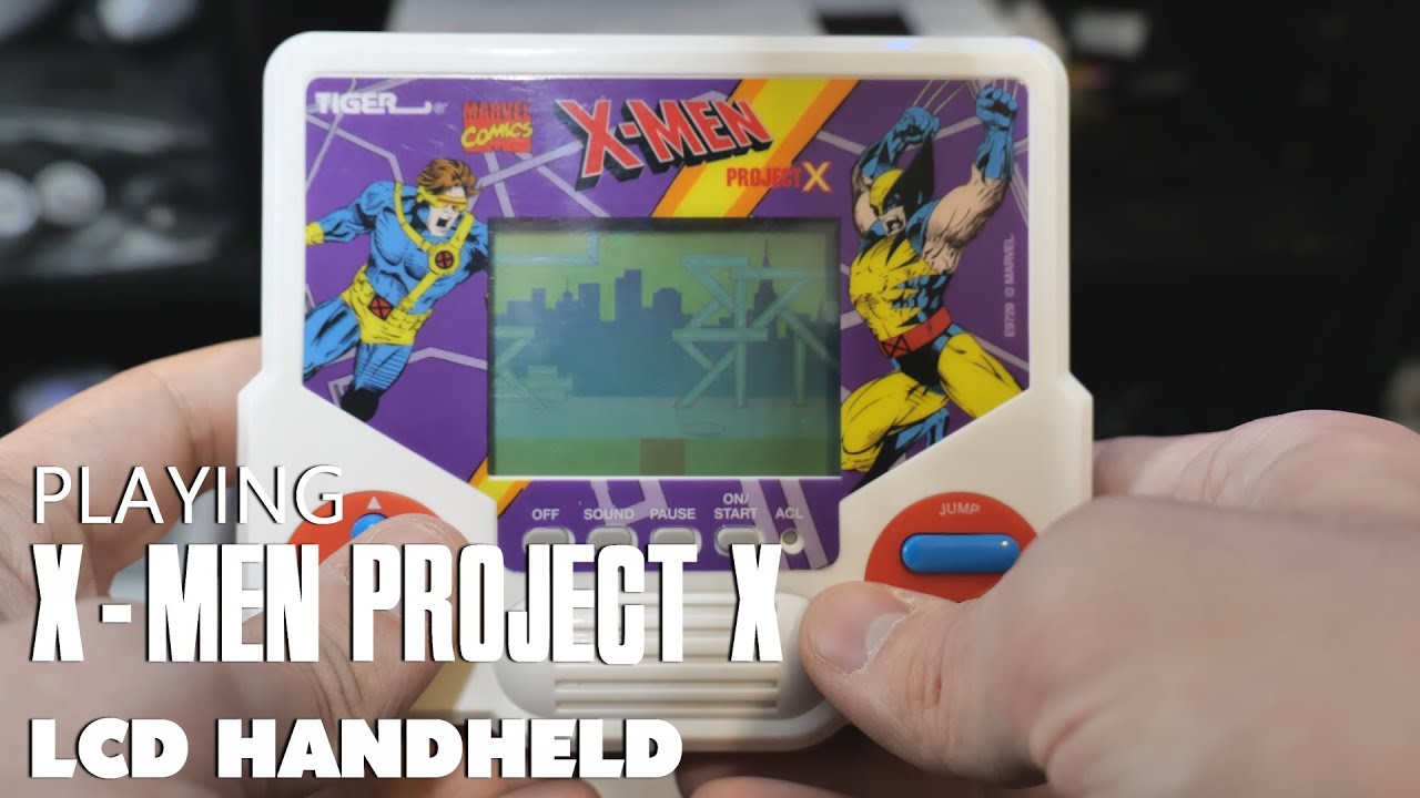 X-Men Project X Tiger Electronic LCD Handheld (Memory Lane) - YouTube