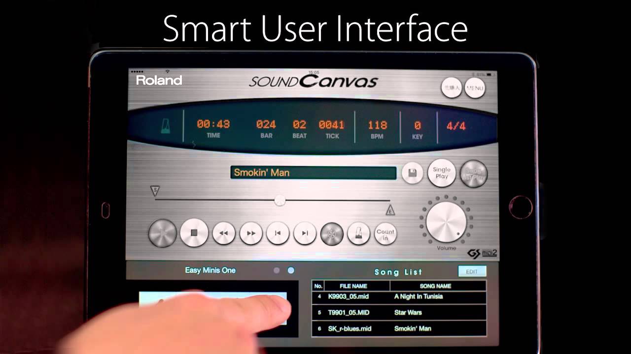 SOUND Canvas for iOS PV - YouTube