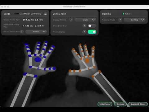 Leap Motion Controller 2」と公式アプリを組み合わせてハンド