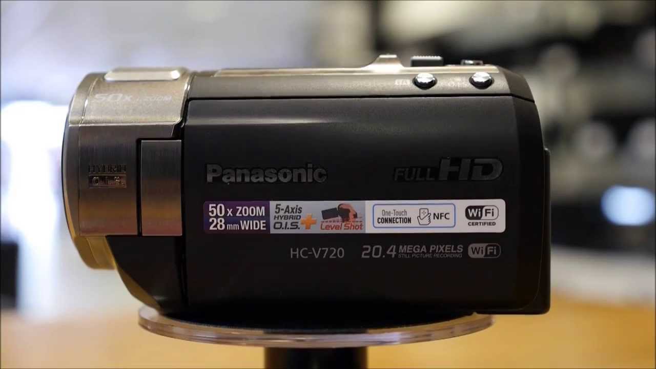 Panasonic HC-V720 Camcorder Overview - YouTube