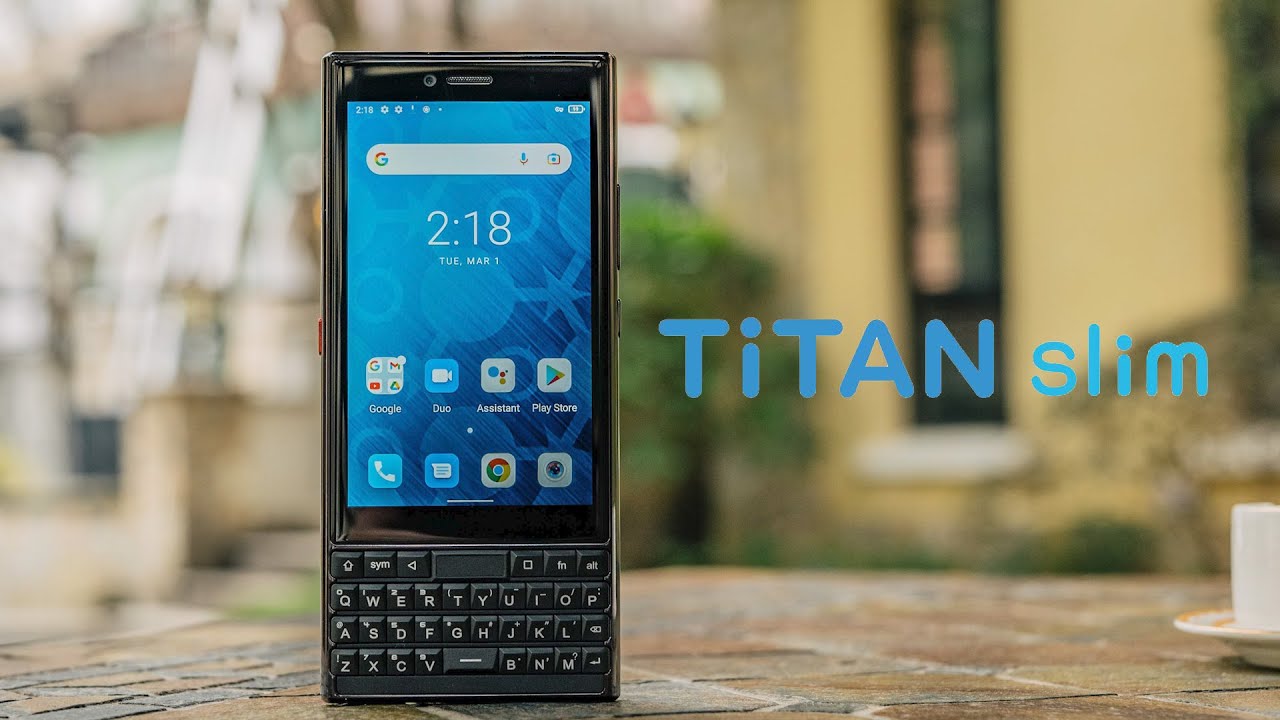 Unihertz、縦長になったQWERTYキーボード搭載スマホ「Titan Slim」の