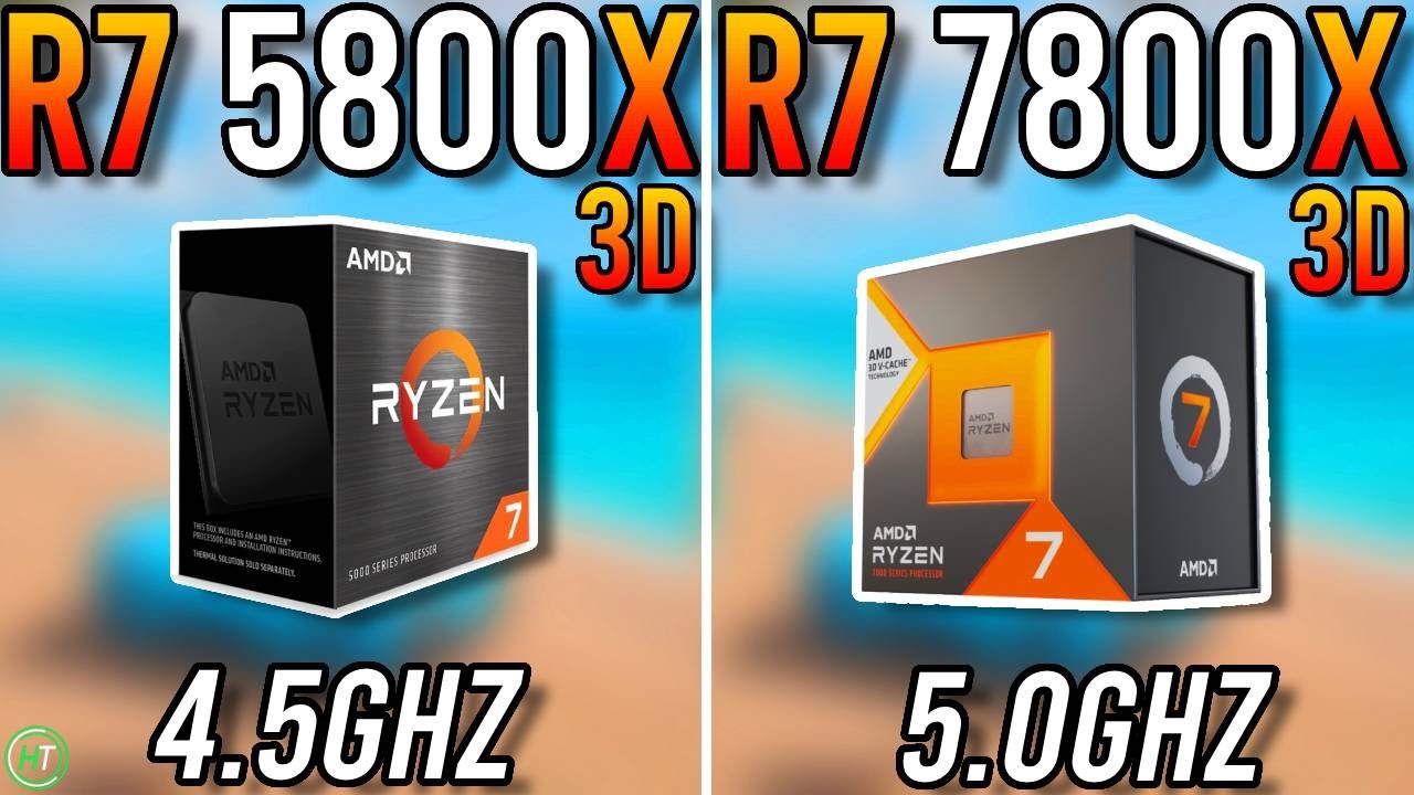 Ryzen 7 5800X3D vs Ryzen 7 7800X3D - Big Difference? - YouTube