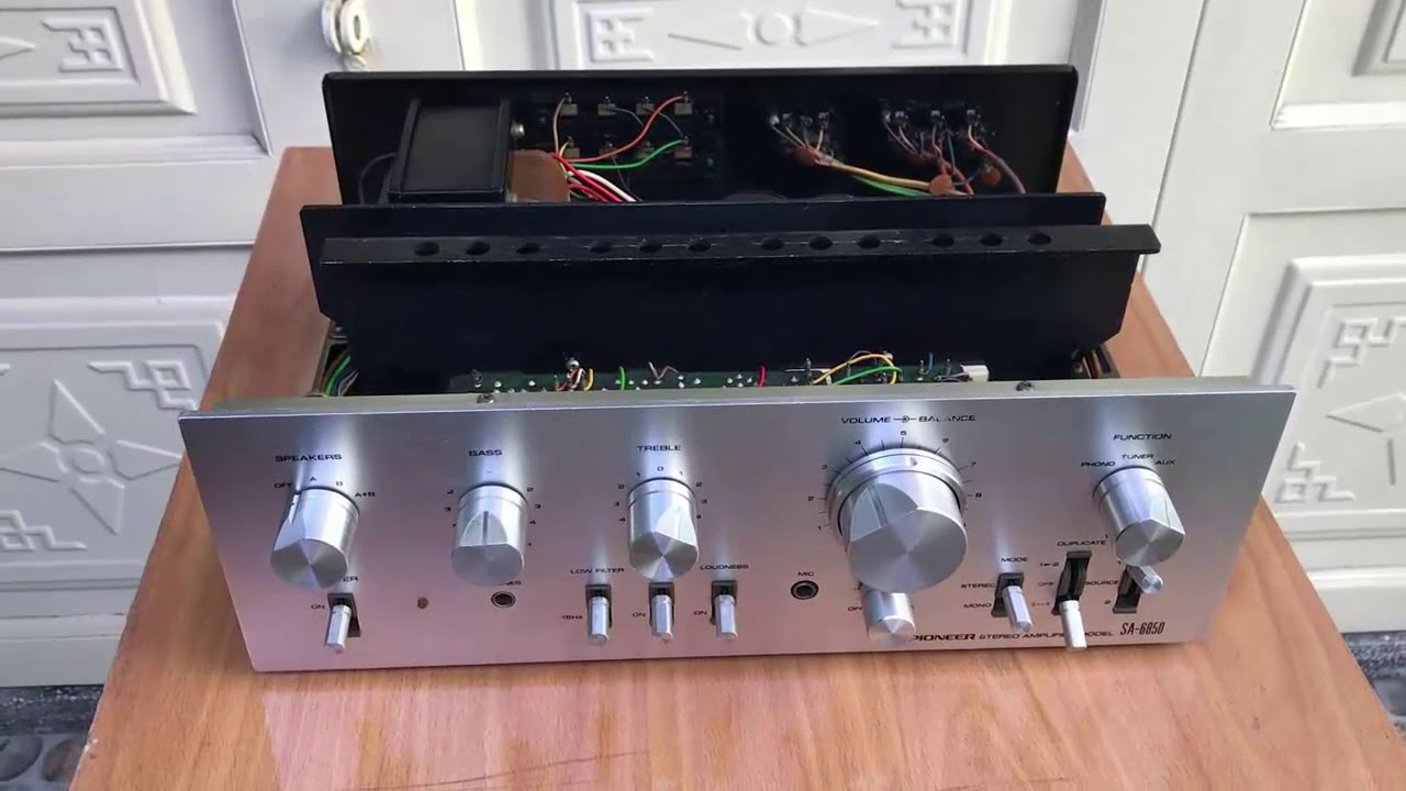 Amply Pioneer SA-6850 - YouTube