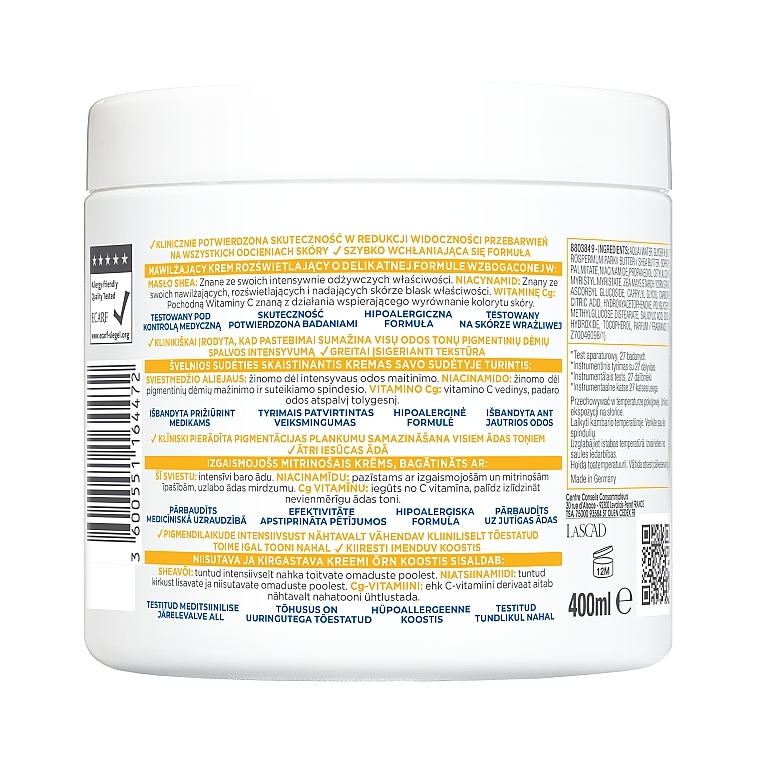 Mixa Niacinamide Bright Moisturizing Brightening Cream - 保湿美白