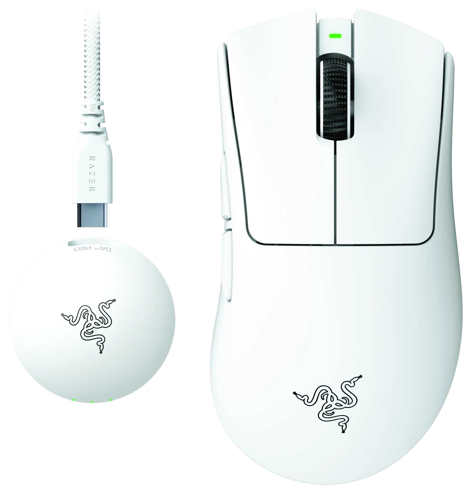 Игровая мышь RAZER DeathAdder V4 PRO Wireless, white ᐈ Купить