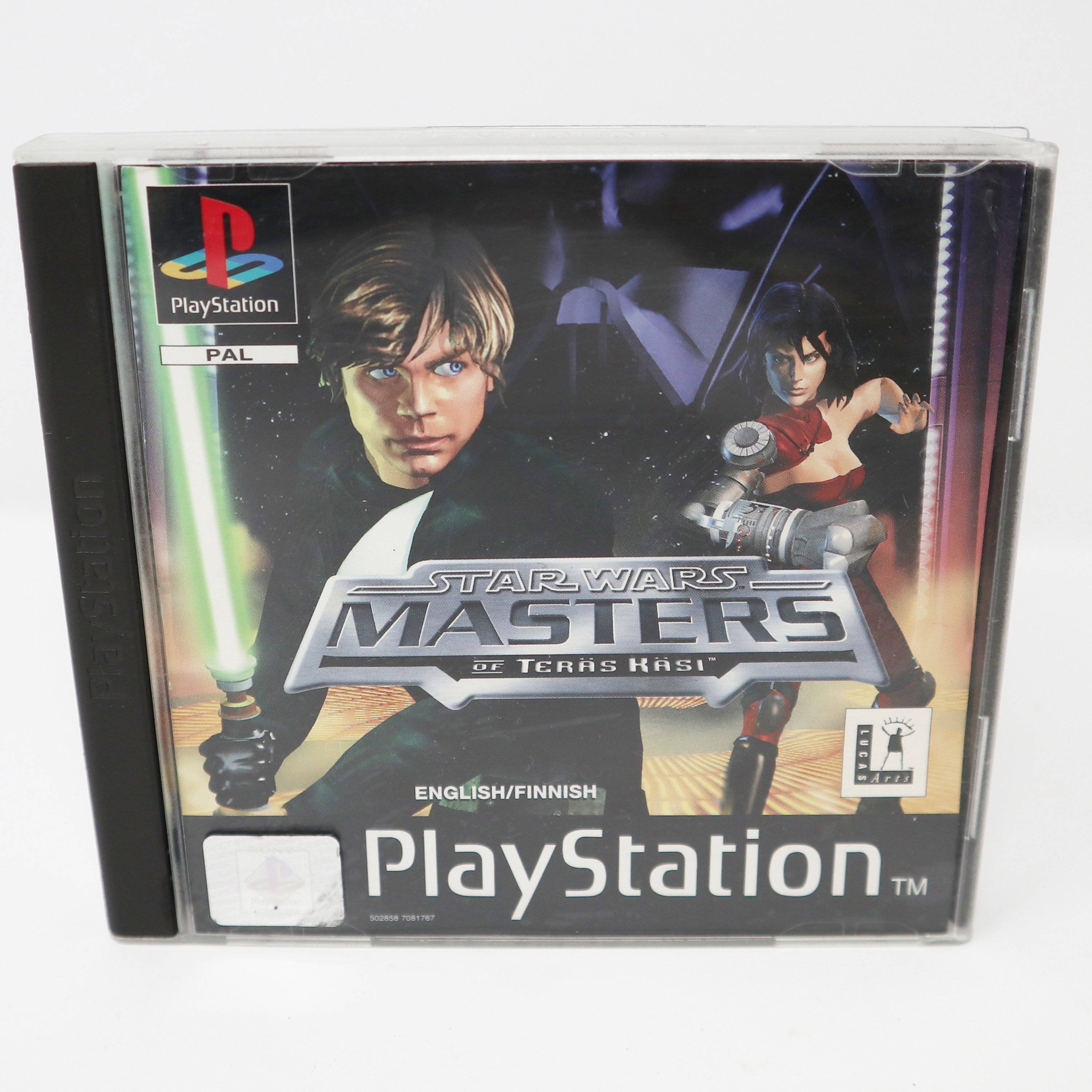 Vintage 1998 90s Playstation 1 PS1 Star Wars Masters of Teras Kasi