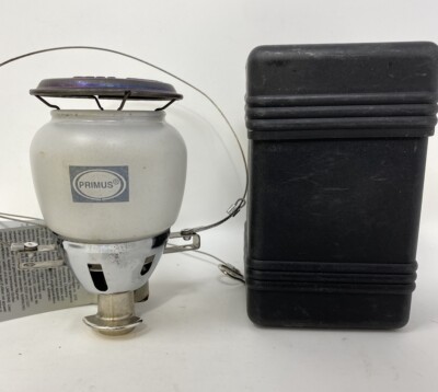 PRIMUS Sweden 2245 Gas Lantern/Case With 3 NEW MANTLES Easy Light