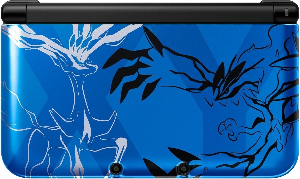 Nintendo 3DS LL Pokemon X Pack Xerneas Yveltal Blue only console
