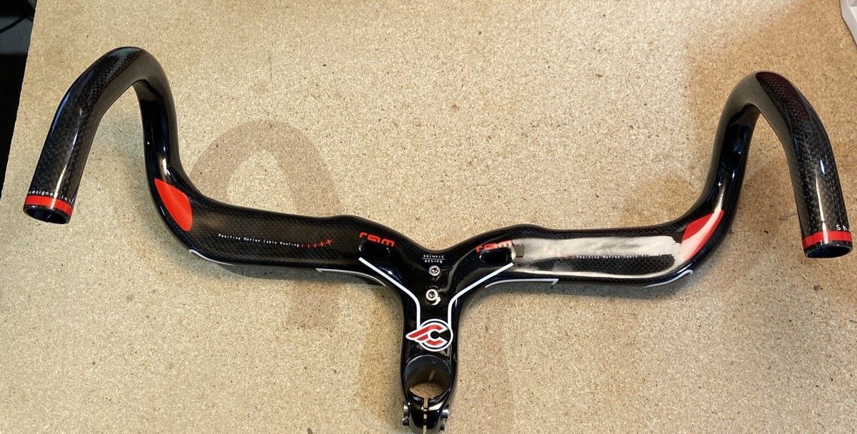 Genuine Cinelli Ram3 - Ram Horn Handle Bars/Stem - Full Carbon | eBay