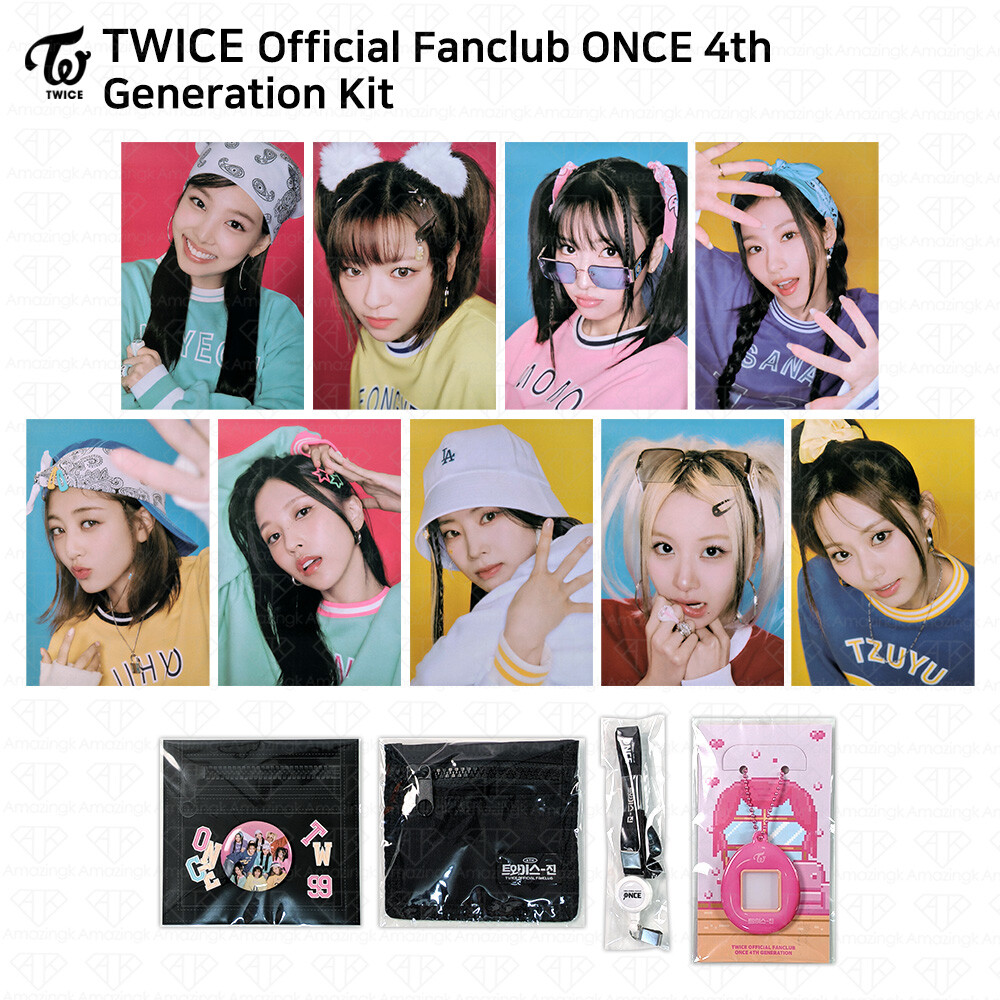 TWICE Official Fan Club ONCE 4th Generation Kit Mini Poster