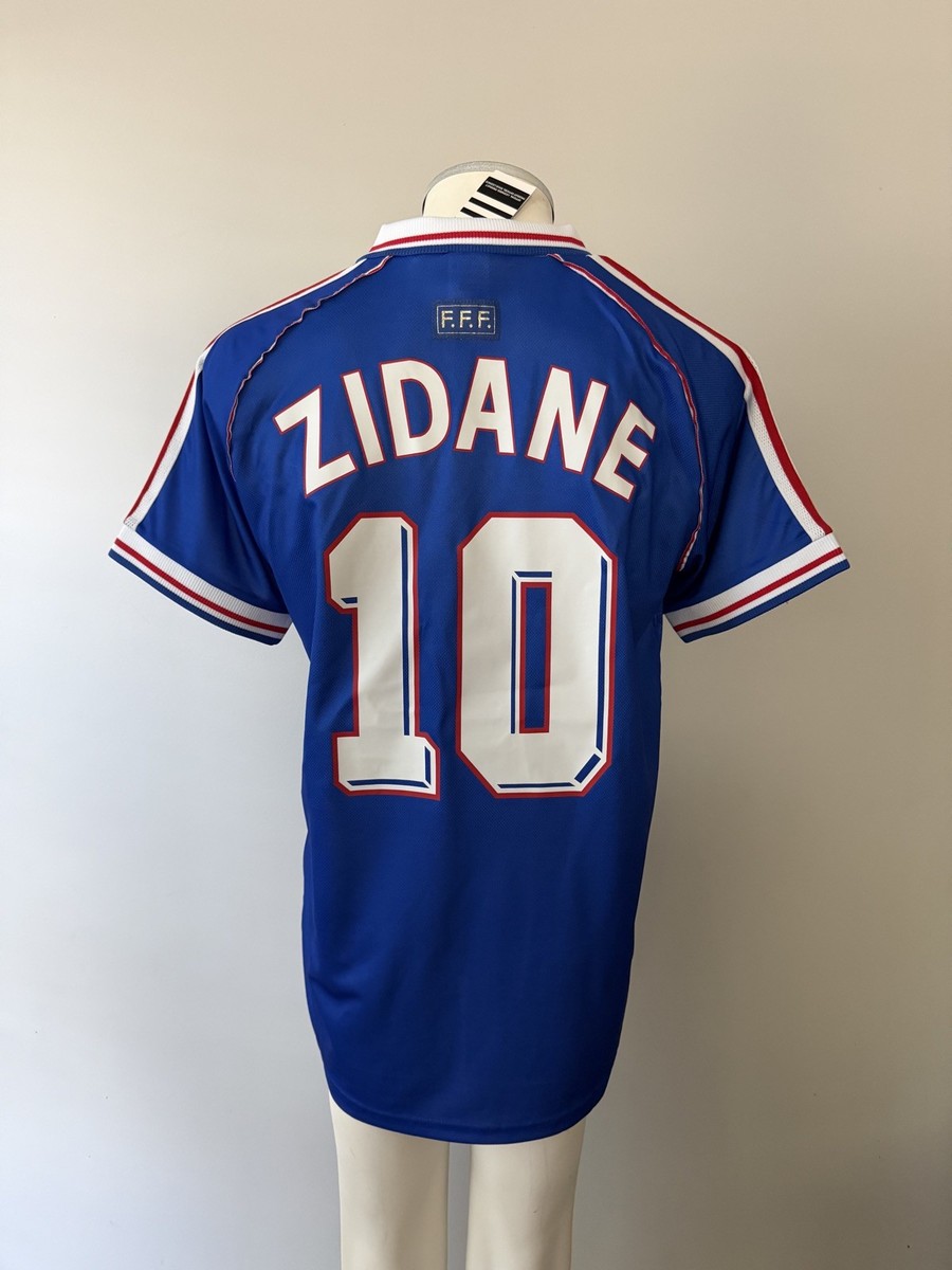 France Zinedine Zidane #10 New Men's Retro World Cup Final 98