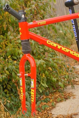 Vintage Cannondale F1000 Frameset Mountain Bike Frame Fork