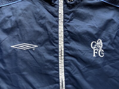 CHELSEA TRAINING FOOTBALL SOCCER JACKET UMBRO sz XL MEN | eBay