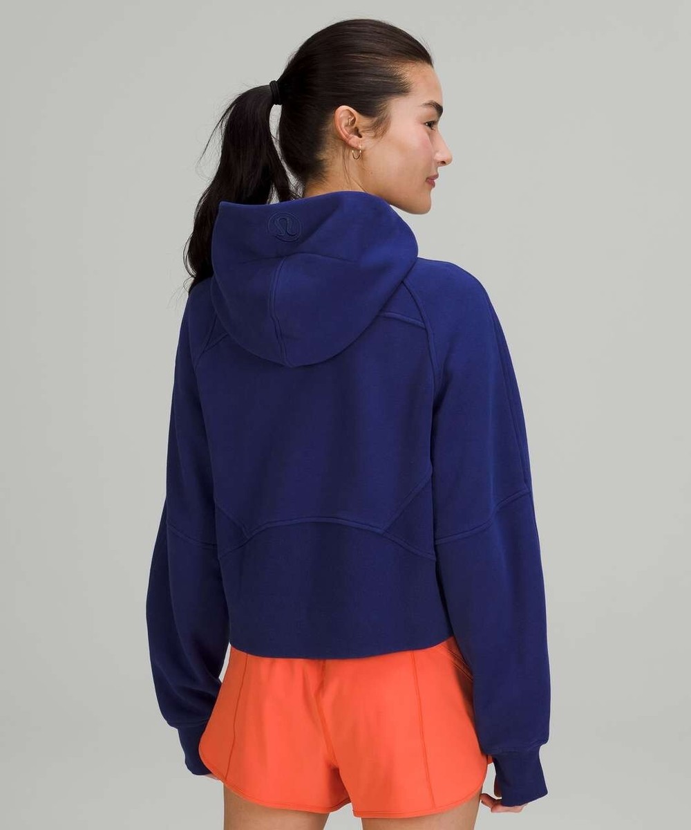 NWT Lululemon Scuba Oversized Full Zip Hoodie Size XS/S Larkspur