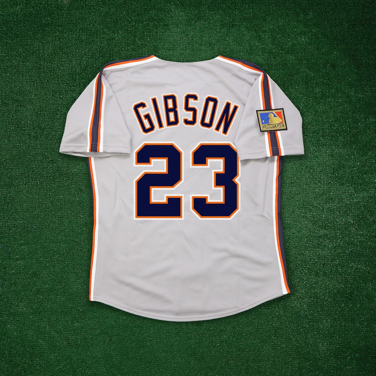 Kirk Gibson 1994 Detroit Tigers Cooperstown AL 125th Men's Grey
