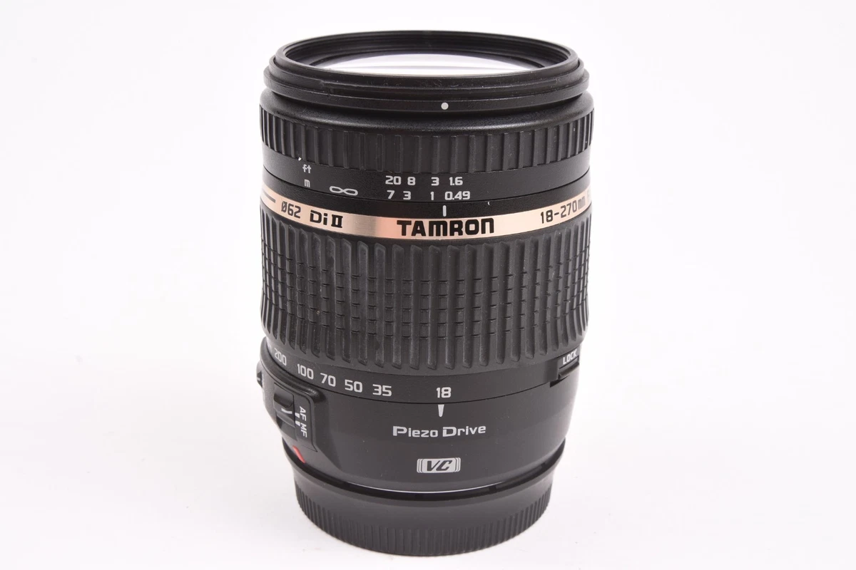 Tamron Di II Camera Lenses 18-270mm Focal f/3.5-6.3 Maximum