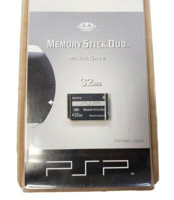 Sony PSP 32MB Memory Stick DUO Magic Gate (Official OEM) PSP-M32
