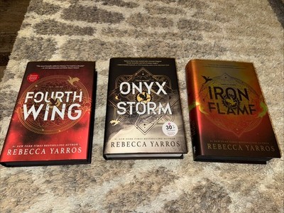 Fourth Wing Holiday Edition/Iron Flame Sprayed Edges/Onyx Storm