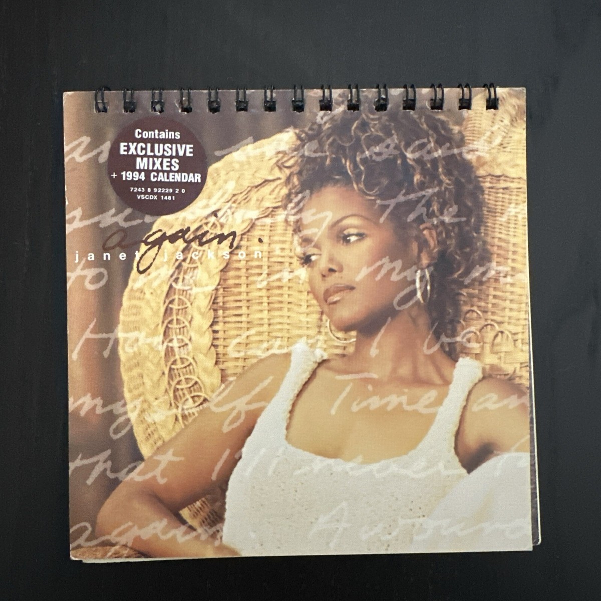Janet Jackson - Again (CD Single Mixes & Calendar Pack) NM | eBay
