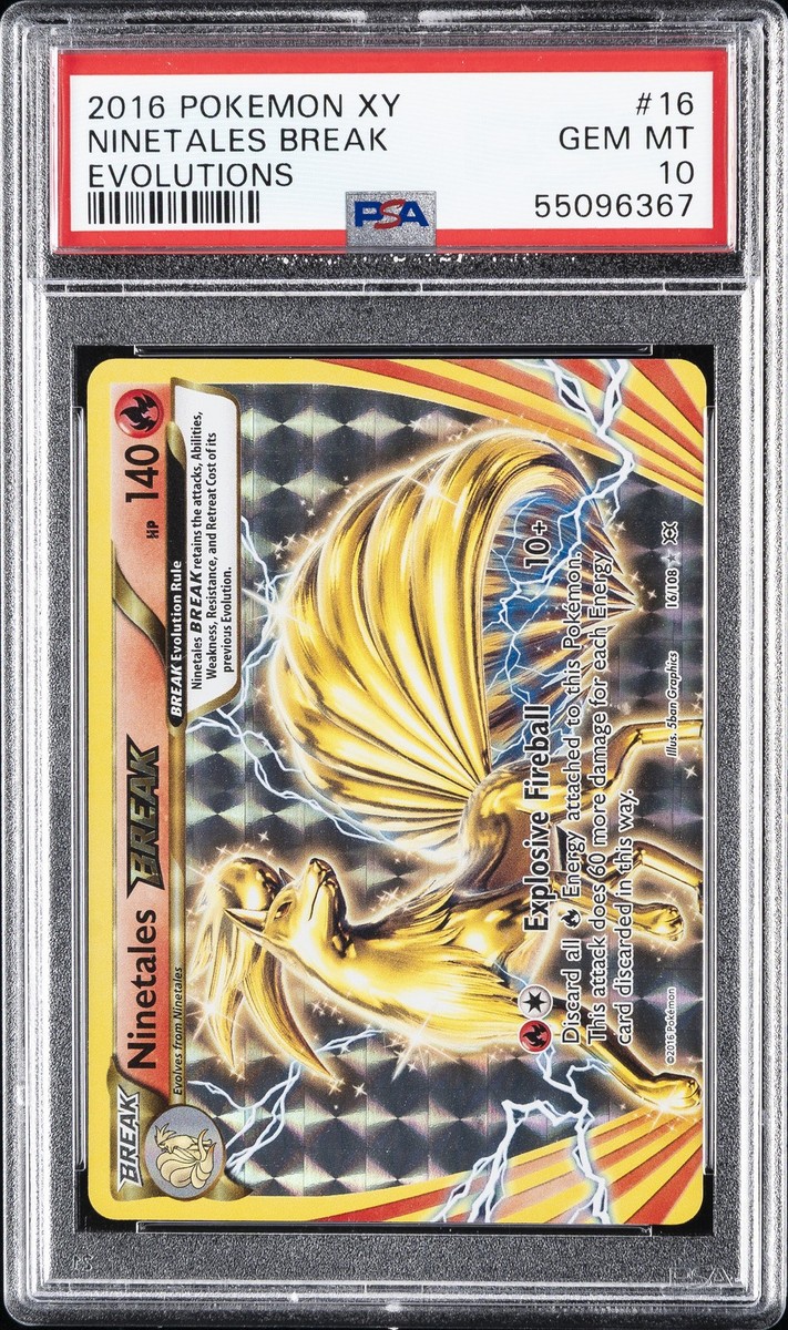 2016 POKEMON XY EVOLUTIONS #16 NINETALES BREAK PSA 10 | eBay