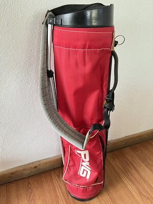 vintage ping karsten red golf bag (See Pics For Details) | eBay