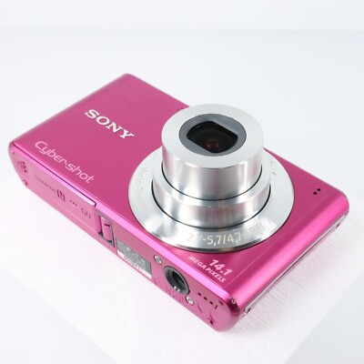 N.Mint] SONY Digital Camera Pink DSC-W530 Cyber Shot 4x Optical
