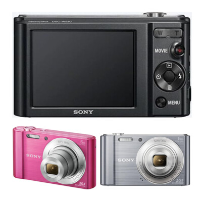 Sony DSC-W810 Cyber Shot 6.0x Zoom Compact Digital Camera Built-in